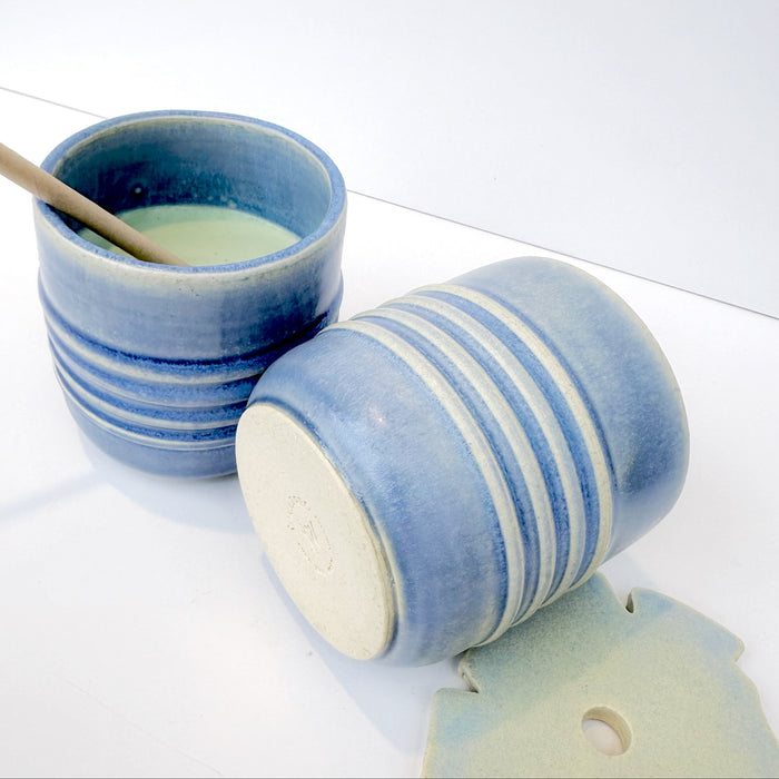 HUNNY "VASO" Blue (cup+flower lid)