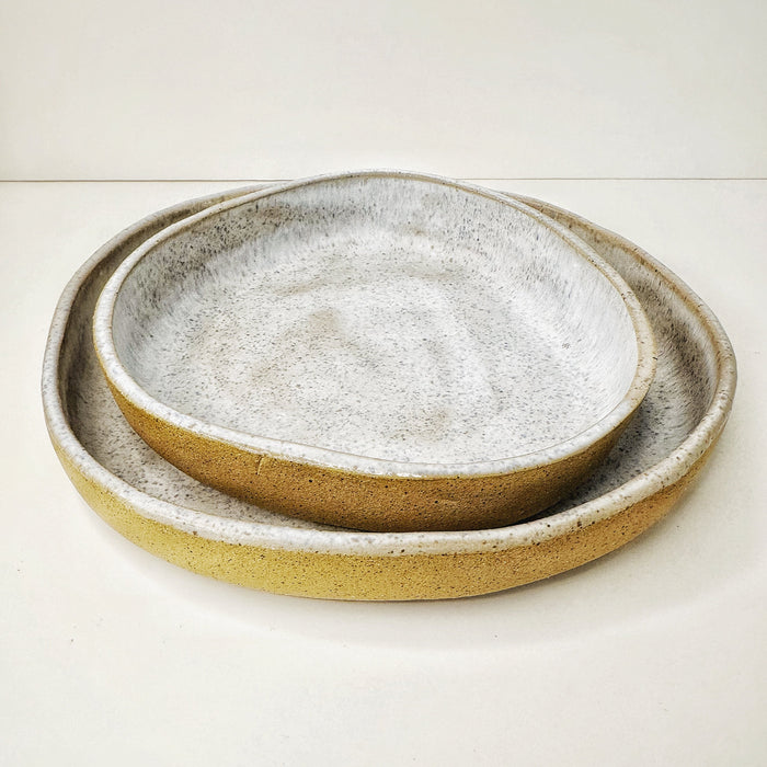 PLATES BUNDLE Ocean Sand. (Sizes 8.5 and 6 inches)