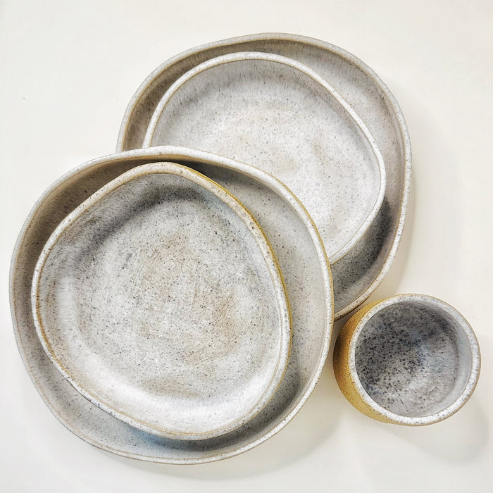 PLATES BUNDLE Ocean Sand. (Sizes 8.5 and 6 inches)