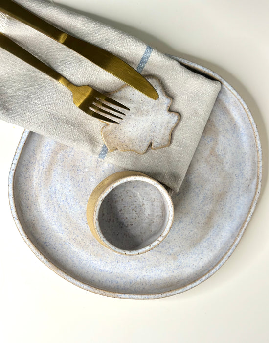 OCEAN SAND Plate. Large (11 inches)