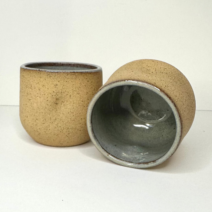 Handmade Ceramic CUP- Color: Mushroom (5-6oz)