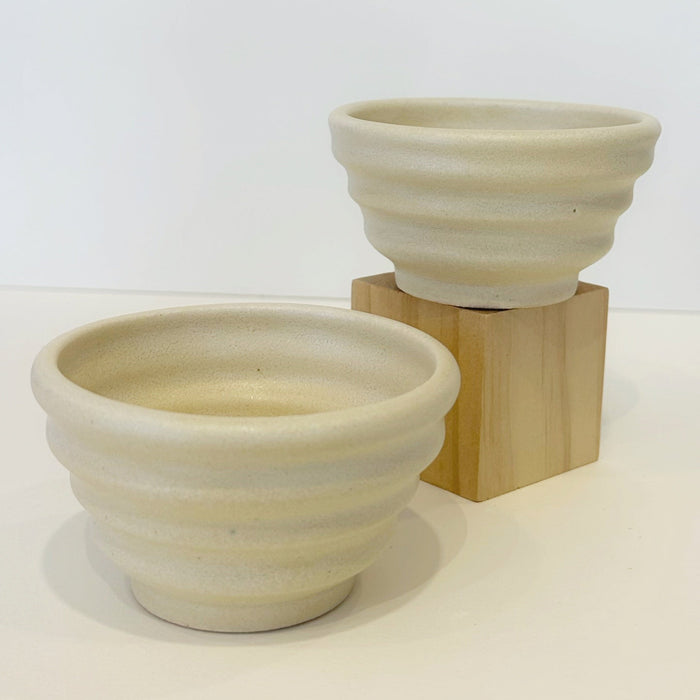 CUPS/BOWLS White Cloud (set of two)