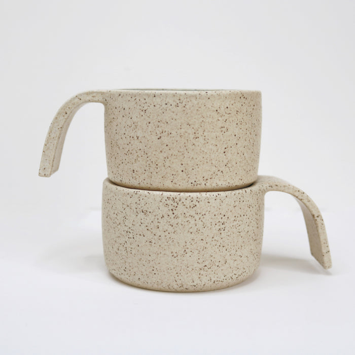 SLIDE ALMOND/Agathe (set of two cups)