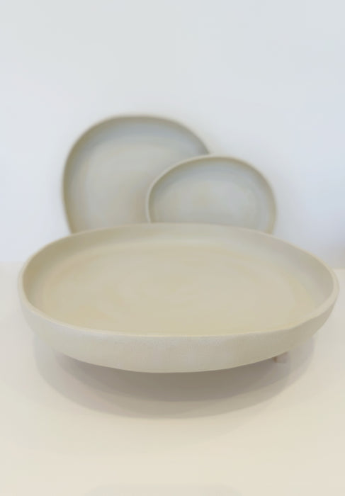 PLATES BUNDLE White Cloud. (Sizes 8.5 and 6 inches)